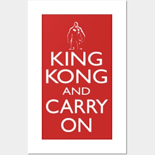 KEEP KONG AND CARRY ON Posters and Art